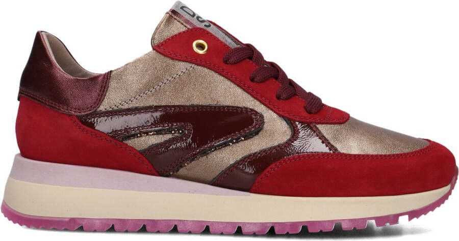 DL SPORT Lage Sneakers Dames 6339 Maat: 38 Materiaal: Suède Kleur: Rood