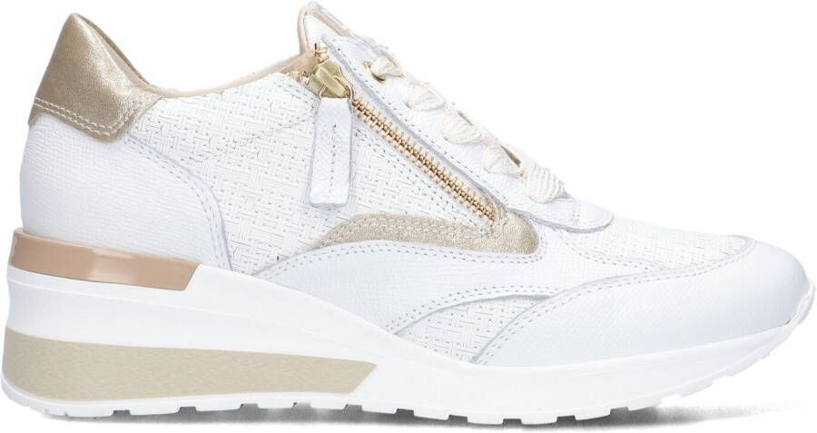 DL SPORT Lage Sneakers Dames 6574 Maat: 37 Materiaal: Leer Kleur: Wit