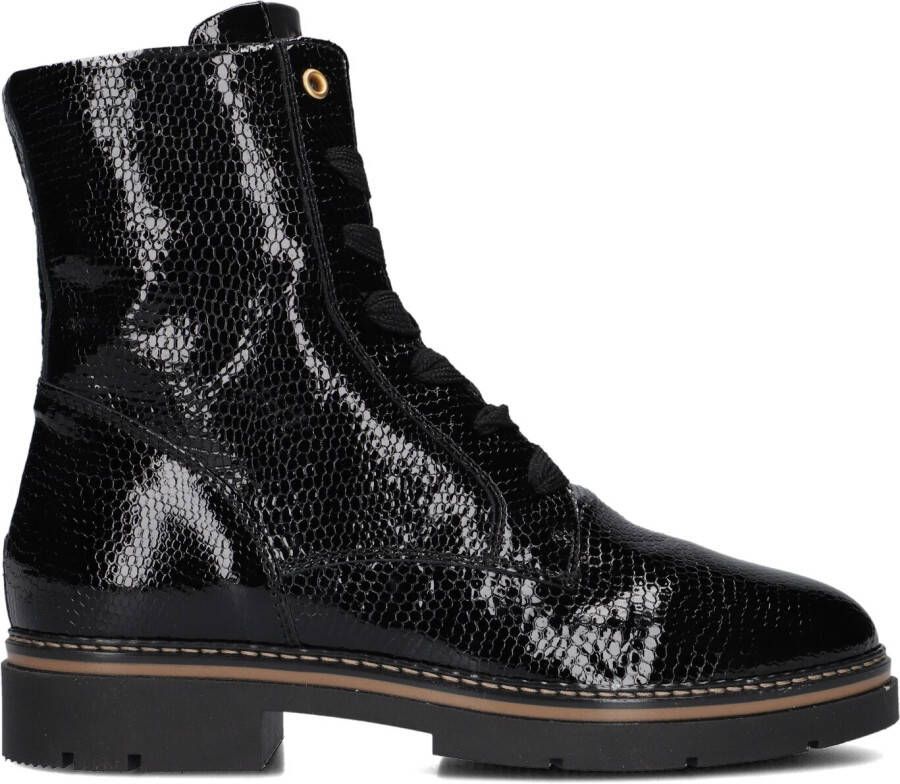DL SPORT Veterboots Dames 6376 Lak Maat: 38 Materiaal: Leer Kleur: Zwart