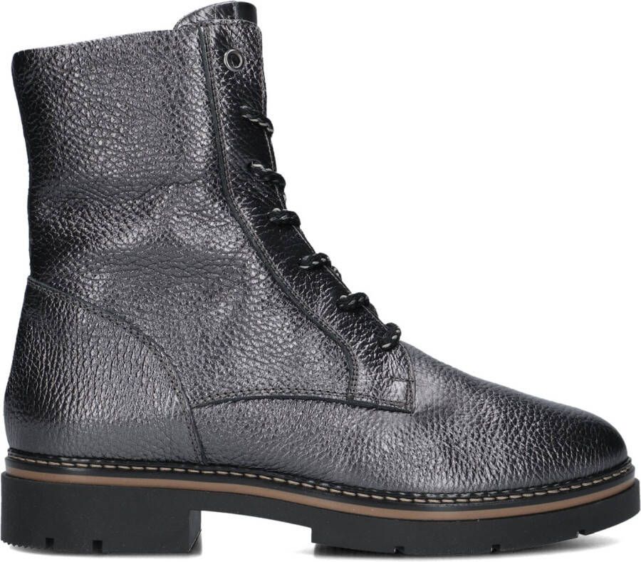 DL SPORT Veterboots Dames 6376 Maat: 39 Materiaal: Leer Kleur: Grijs