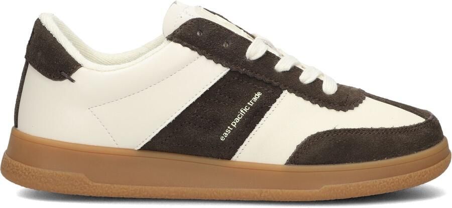 EAST PACIFIC TRADE Lage Sneakers Dames Santos Suède Creme