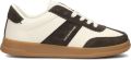 EAST PACIFIC TRADE Lage Sneakers Dames Santos Suède Creme - Beige