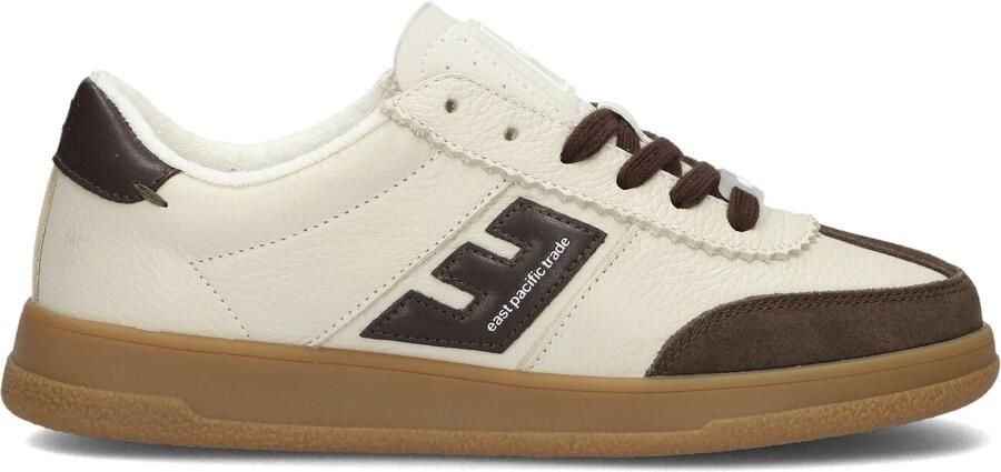 EAST PACIFIC TRADE Lage Sneakers Dames Santos Suède Gebroken wit - Foto 3