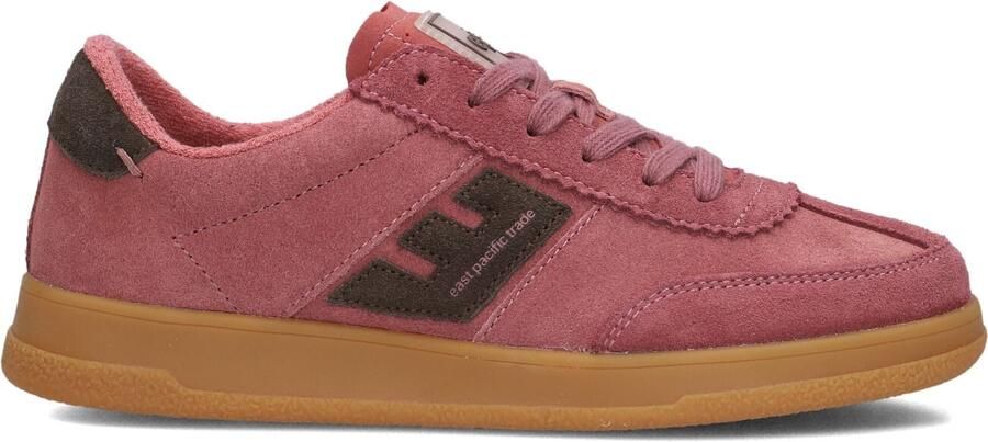EAST PACIFIC TRADE Lage Sneakers Dames Santos Suède Roze - Foto 4