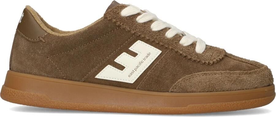 EAST PACIFIC TRADE Lage Sneakers Dames Santos-w Maat: 38 Materiaal: Suède Kleur: Bruin