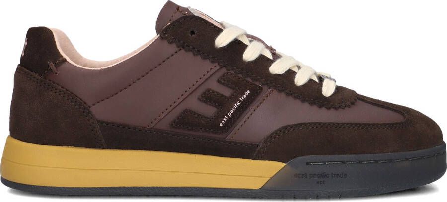 EAST PACIFIC TRADE Lage Sneakers Dames Diego-w Maat: 36 Materiaal: Suède Kleur: Bruin