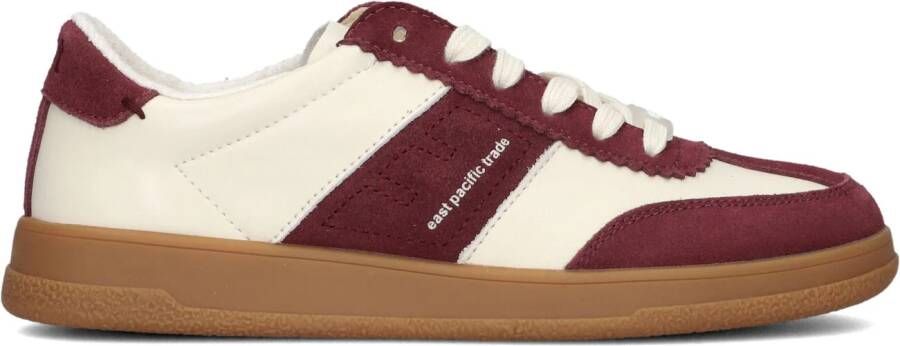 EAST PACIFIC TRADE Lage Sneakers Dames Santos-w Maat: 38 Materiaal: Suède Kleur: Rood - Foto 2