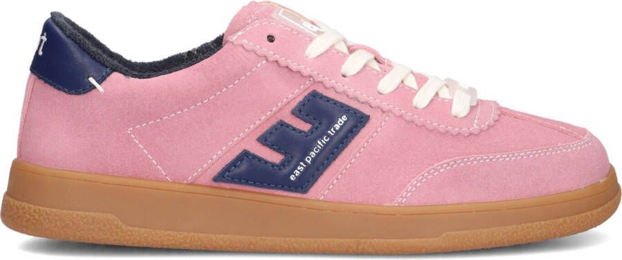 EAST PACIFIC TRADE Lage Sneakers Dames W Santos Maat: 43 Materiaal: Suède Kleur: Roze