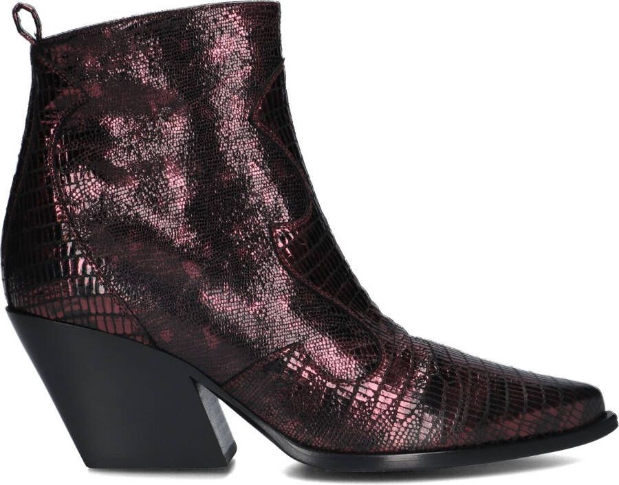 ELENA IACHI Cowboylaarzen Dames E2040 Maat: 41 Materiaal: Leer Kleur: Rood