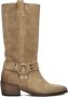 ELENA IACHI Beige Biker Boots E3927 - Thumbnail 2