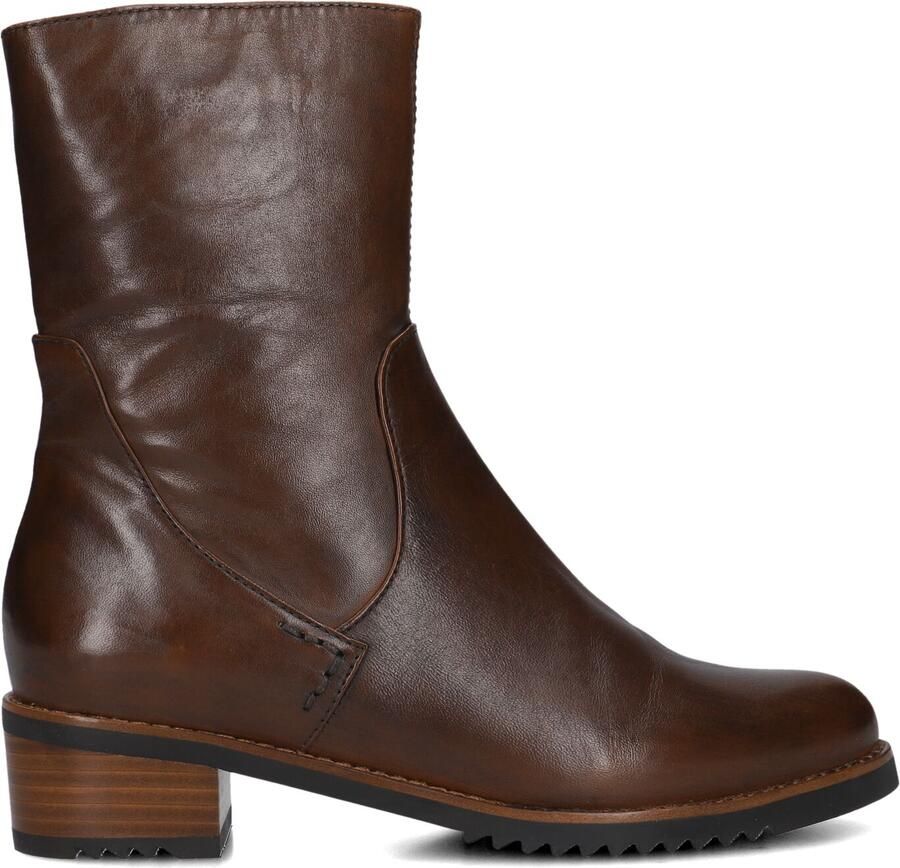 EVERYBODY Enkellaarsjes Dames 11655 Maat: 36 Materiaal: Leer Kleur: Bruin - Foto 3