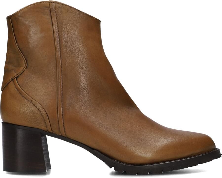 EVERYBODY Enkellaarsjes Dames Elvia Maat: 41 Materiaal: Leer Kleur: Cognac - Foto 2