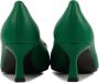 BiBi Lou Dames Pumps Damesschoenen Suède Kitten heel hoogte 6 cm 656Z10VK Groen - Thumbnail 7