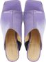 Lina Locchi Muiltjes Female Sandalen Instappers Damesschoenen Leer L1301 Paars - Thumbnail 4