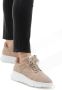 Mace Sneakers Dames Lage sneakers Damesschoenen Suède M1048 Zand - Thumbnail 7