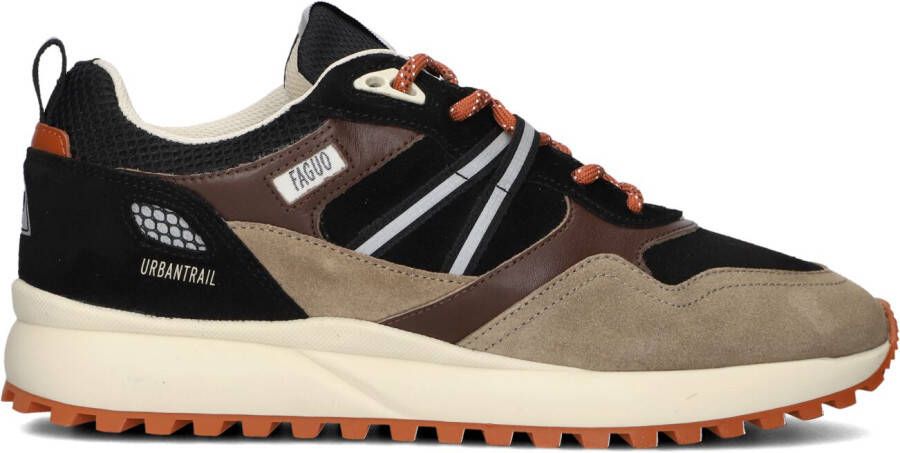 FAGUO Lage Sneakers Heren Urbantrail Running Maat: 41 Materiaal: Suède Kleur: Zwart