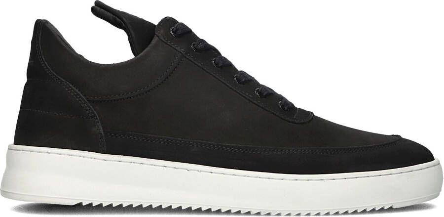 FILLING PIECES Lage Sneakers Heren Low Top Ripple Nubuck Maat: 44 Materiaal: Suède Kleur: Zwart