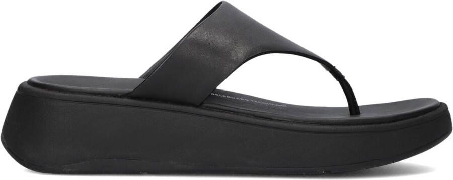 FITFLOP Slippers Dames Fw4 Maat: 40 Materiaal: Leer Kleur: Zwart