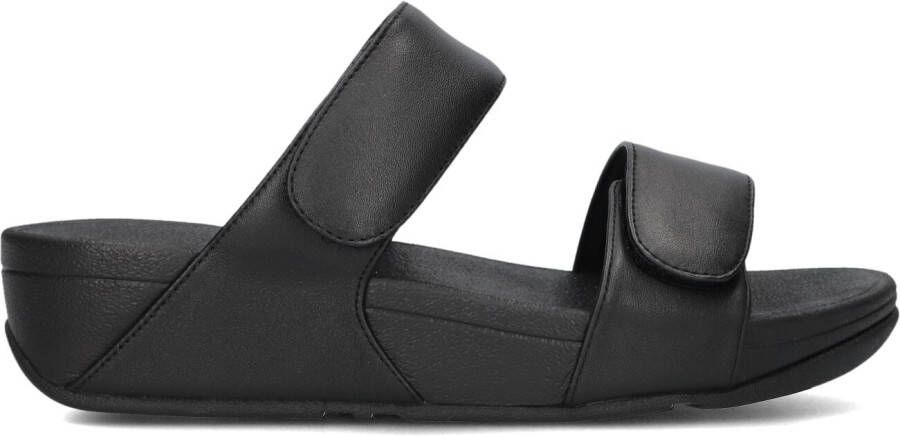 FITFLOP Slippers Dames Lulu Adjustable Shimmerlux Sides Maat: 38 Materiaal: Leer Kleur: Zwart - Foto 2