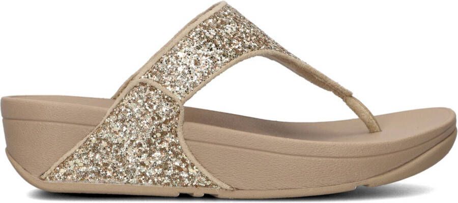 FITFLOP Teenslippers Dames Lulu Glitter Maat: 36 Materiaal: Textiel Kleur: Goud