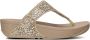 FITFLOP Teenslippers Dames Lulu Glitter Maat: 36 Materiaal: Textiel Kleur: Goud - Thumbnail 3