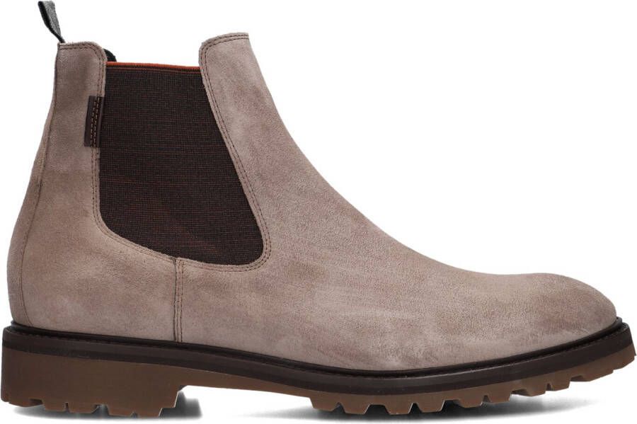 FLORIS VAN BOMMEL Chelsea Boots Heren Sfm-60018 Sturdi Maat: 45⅓ Materiaal: Suède Kleur: Taupe - Foto 6
