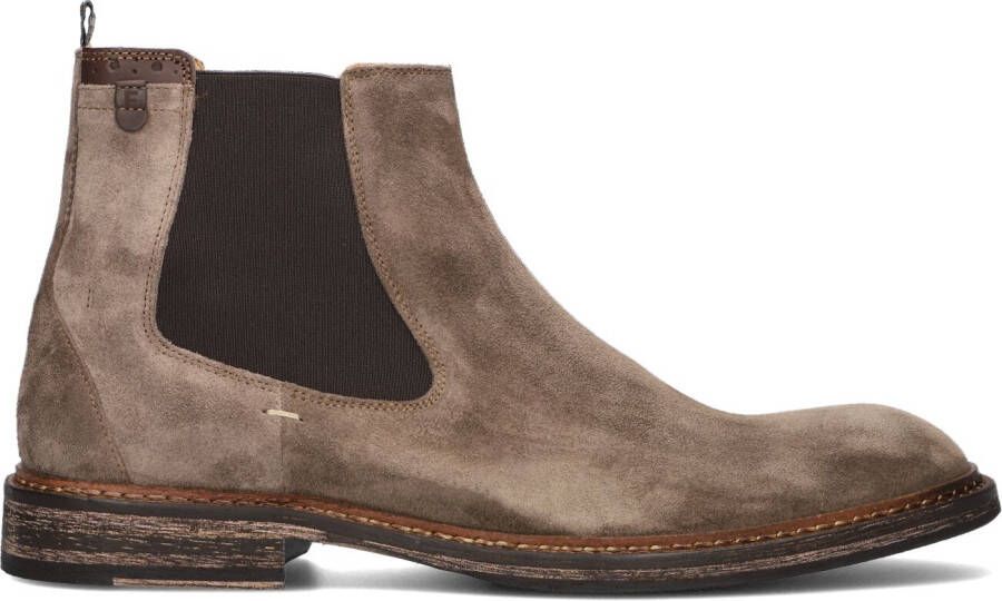 FLORIS VAN BOMMEL Chelsea Boots Heren Sfm-60048 Maat: 44⅔ Materiaal: Suède Kleur: Taupe