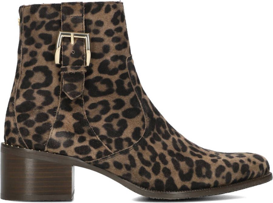 FLORIS VAN BOMMEL Enkellaarsjes Dames Sfw-50065 Evi Maat: 41 Materiaal: Suède Kleur: Bruin - Foto 7