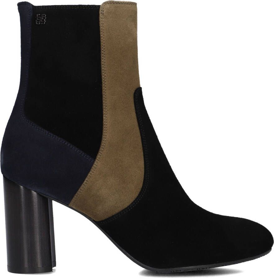 FLORIS VAN BOMMEL Enkellaarsjes Dames Sfw-50075 Kaci Maat: 38 Materiaal: Suède Kleur: Zwart - Foto 5