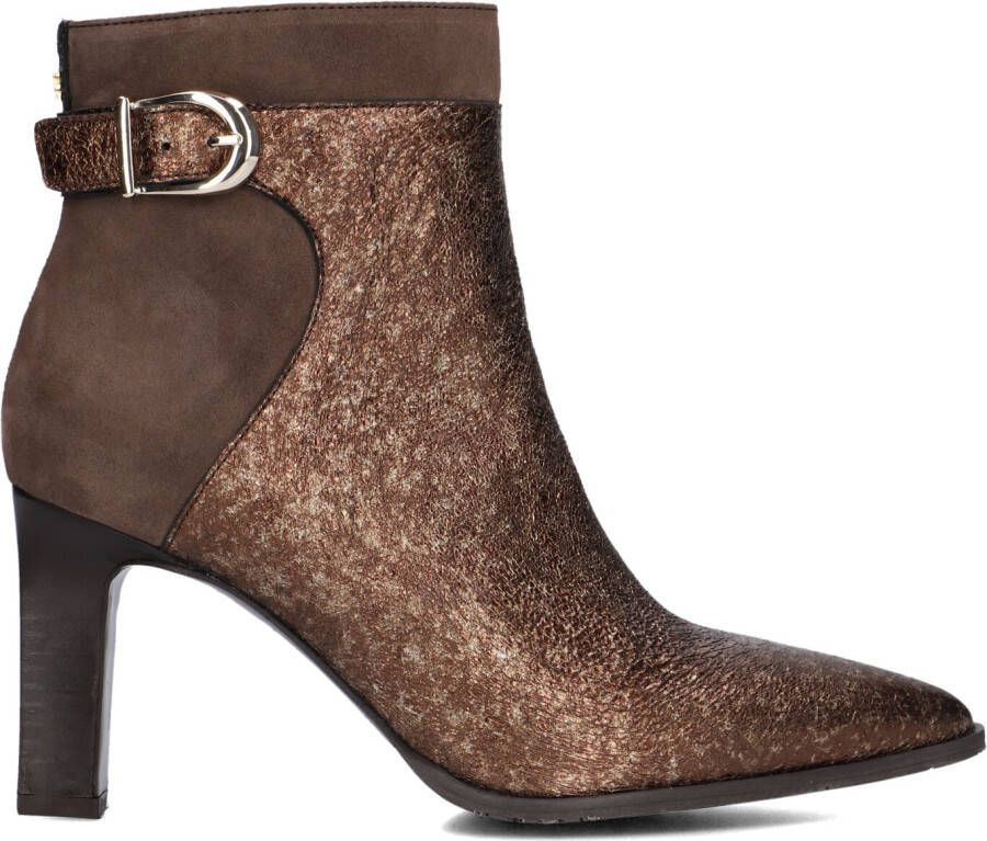 FLORIS VAN BOMMEL Enkellaarsjes Dames Sharpi 02.05 Maat: 42 Materiaal: Suède Kleur: Brons - Foto 5