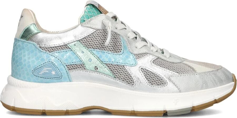 FLORIS VAN BOMMEL Lage Sneakers Dames Sfw-10152 Daysi Maat: 37 Materiaal: Textiel Kleur: Zilver - Foto 2