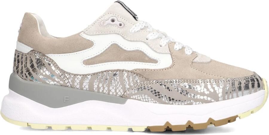 FLORIS VAN BOMMEL Lage Sneakers Dames Sfw-10163 Treni Maat: 41 5 Materiaal: Suède Kleur: Beige
