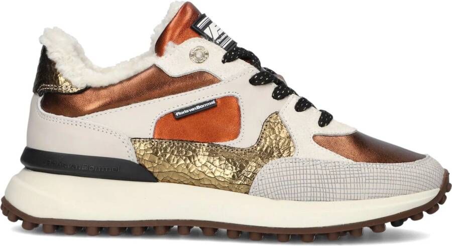 FLORIS VAN BOMMEL Lage Sneakers Noppi 34.01 Maat: 38 Materiaal: Leer Kleur: Brons - Foto 4