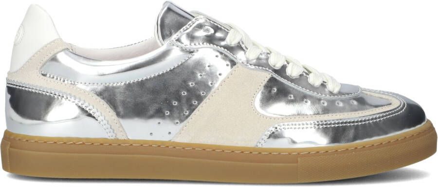 FLORIS VAN BOMMEL Lage Sneakers Dames Sfw-10096 Maat: 37 Materiaal: Lakleer Kleur: Zilver - Foto 5