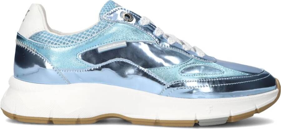 FLORIS VAN BOMMEL Lage Sneakers Dames Sfw-10101 Maat: 38 Materiaal: Leer Kleur: Blauw - Foto 8