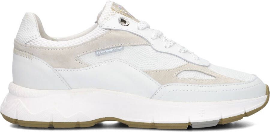 FLORIS VAN BOMMEL Lage Sneakers Dames Sfw-10101 Maat: 36 Materiaal: Textiel Kleur: Wit