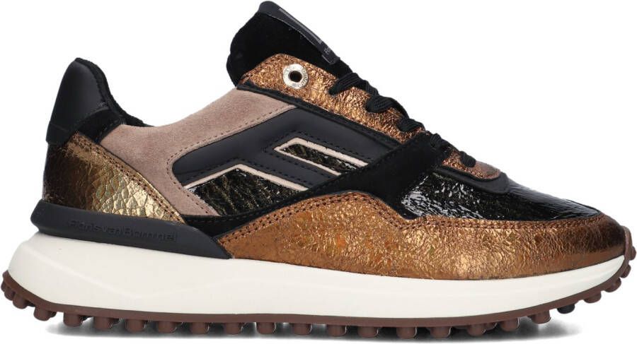FLORIS VAN BOMMEL Lage Sneakers Dames Sfw-10128 Noppi Maat: 35 Materiaal: Leer Kleur: Bronskleurig