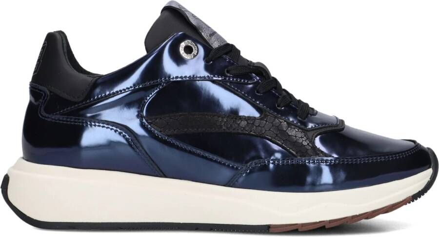 FLORIS VAN BOMMEL Lage Sneakers Dames Sfw-10138 Suvi Maat: 41 Materiaal: Leer Kleur: Blauw - Foto 4