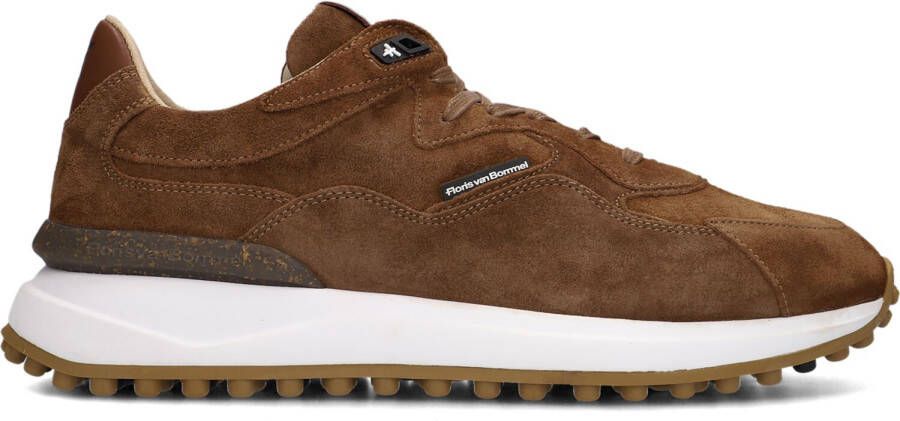 FLORIS VAN BOMMEL Lage Sneakers Heren Sfm-10082 Maat: 44⅔ Materiaal: Suède Kleur: Cognac