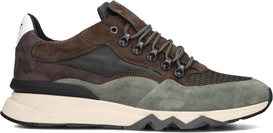 FLORIS VAN BOMMEL Lage Sneakers Heren Sfm-10135 De Zager Maat: 44⅔ Materiaal: Suède Kleur: Groen - Foto 4