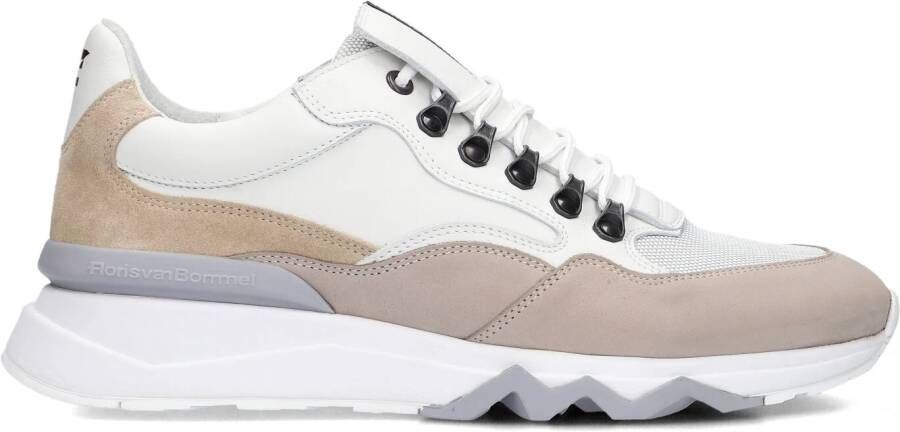 FLORIS VAN BOMMEL Lage Sneakers Heren Sfm-10135 De Zager Maat: 48⅔ Materiaal: Nubuck Kleur: Wit - Foto 5