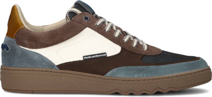 FLORIS VAN BOMMEL Lage Sneakers Heren Sfm-10143 Kupster Maat: 44⅔ Materiaal: Leer Kleur: Taupe - Foto 9