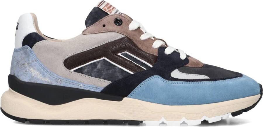 FLORIS VAN BOMMEL Lage Sneakers Heren Sfm-10154 De Treener Maat: 46⅔ Materiaal: Suède Kleur: Blauw - Foto 4