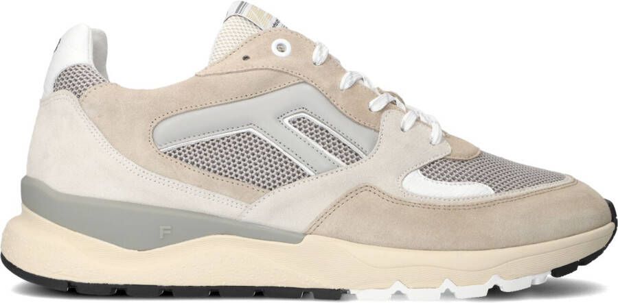 FLORIS VAN BOMMEL Lage Sneakers Heren Sfm-10154 De Treener Maat: 48⅔ Materiaal: Leer Kleur: Beige