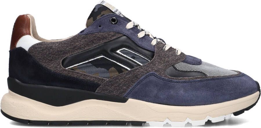 FLORIS VAN BOMMEL Lage Sneakers Heren Sfm-10154 De Treener Maat: 39⅓ Materiaal: Suède Kleur: Blauw