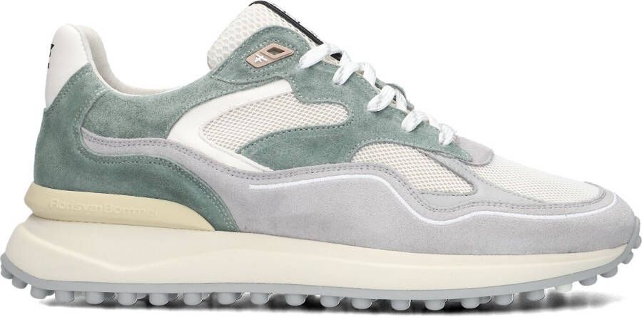 FLORIS VAN BOMMEL Lage Sneakers Heren Sfm-10159 Noppi Maat: 40⅔ Materiaal: Leer Kleur: Groen - Foto 9