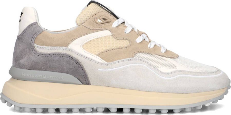 FLORIS VAN BOMMEL Lage Sneakers Heren Sfm-10159 Noppi Maat: 40⅔ Materiaal: Leer Kleur: Beige - Foto 5