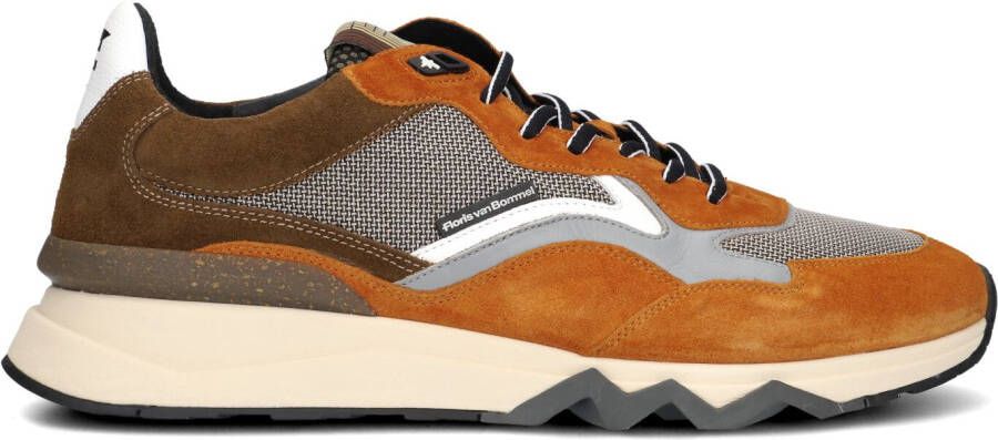 FLORIS VAN BOMMEL Lage Sneakers Heren Sfm-10178 De Zager Maat: 44⅔ Materiaal: Suède Kleur: Cognac - Foto 2