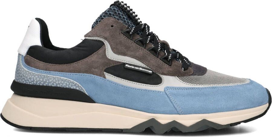 FLORIS VAN BOMMEL Lage Sneakers Heren Sfm-10234 De Zager Maat: 42 Materiaal: Suède Kleur: Blauw