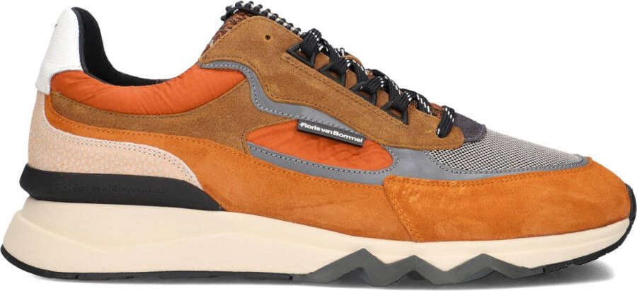 FLORIS VAN BOMMEL Lage Sneakers Heren Sfm-10234 De Zager Maat: 43⅓ Materiaal: Suède Kleur: Oranje